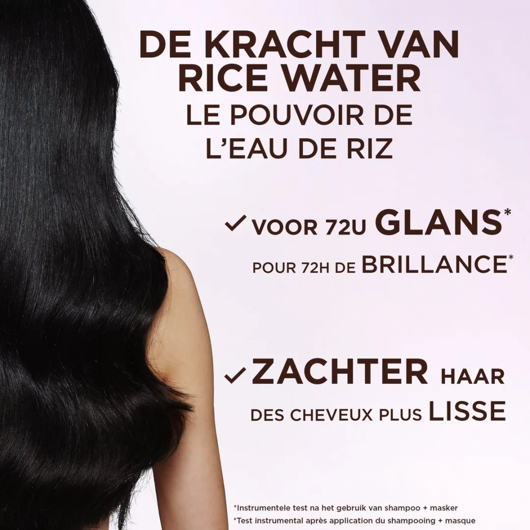 Garnier Rice Water Haarmasker Glans & Zacht 340ml