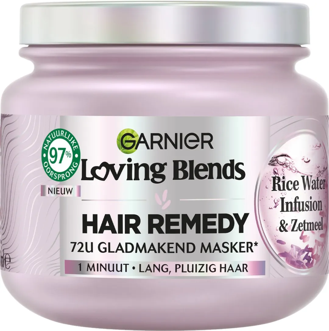 Garnier Rice Water Haarmasker Glans & Zacht 340ml
