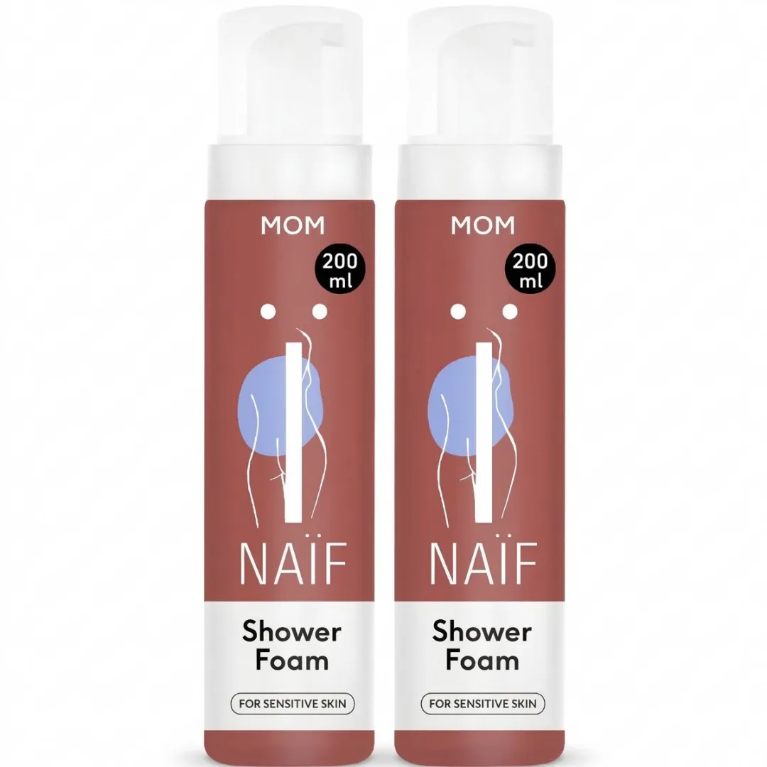 Naïf Caring Shower Foam Voordeelset 2x200ml