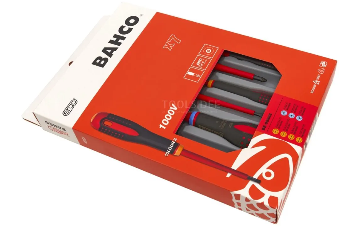 Bahco BE-9888S Schroevendraaierset 7-delig - PZ