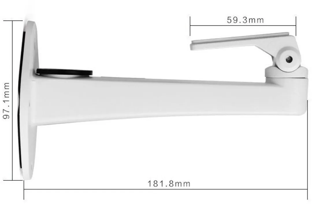 Hikvision DS-1292ZJ Muurbeugel - Wit