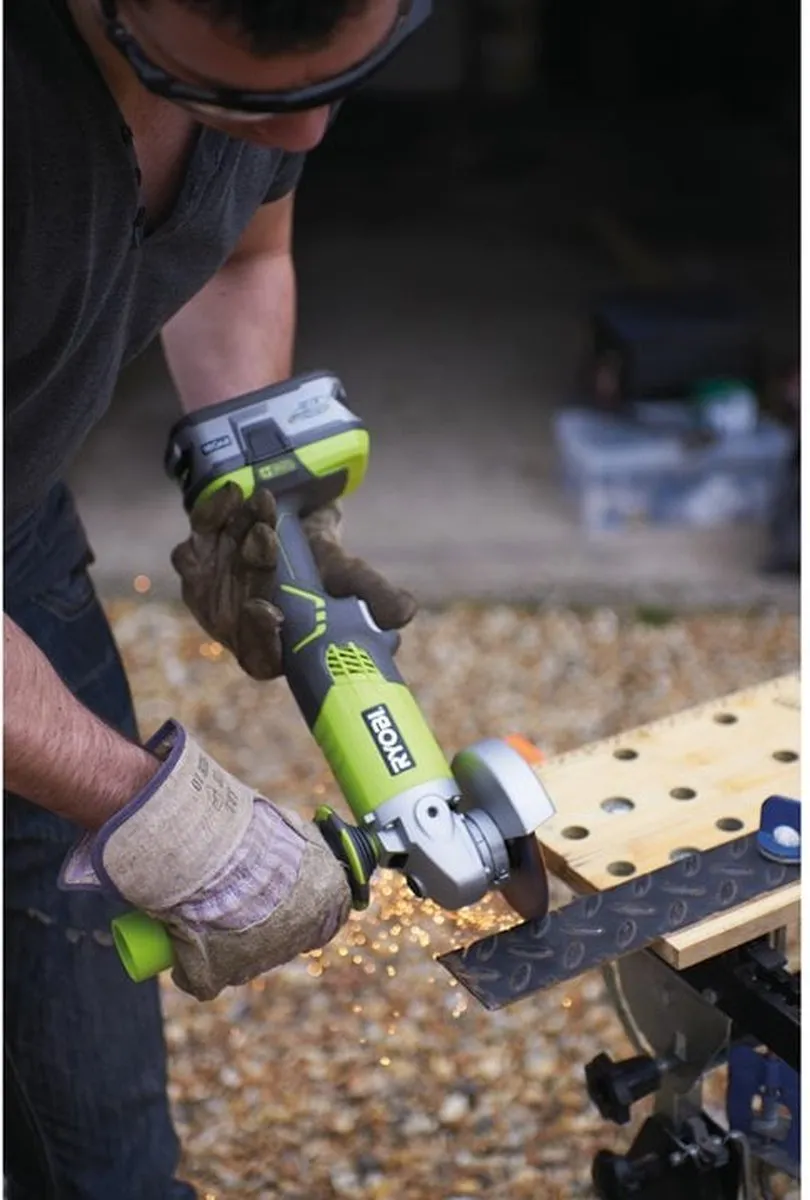 Ryobi ONE+ R18AG-0 Haakse Slijpmachine 115mm