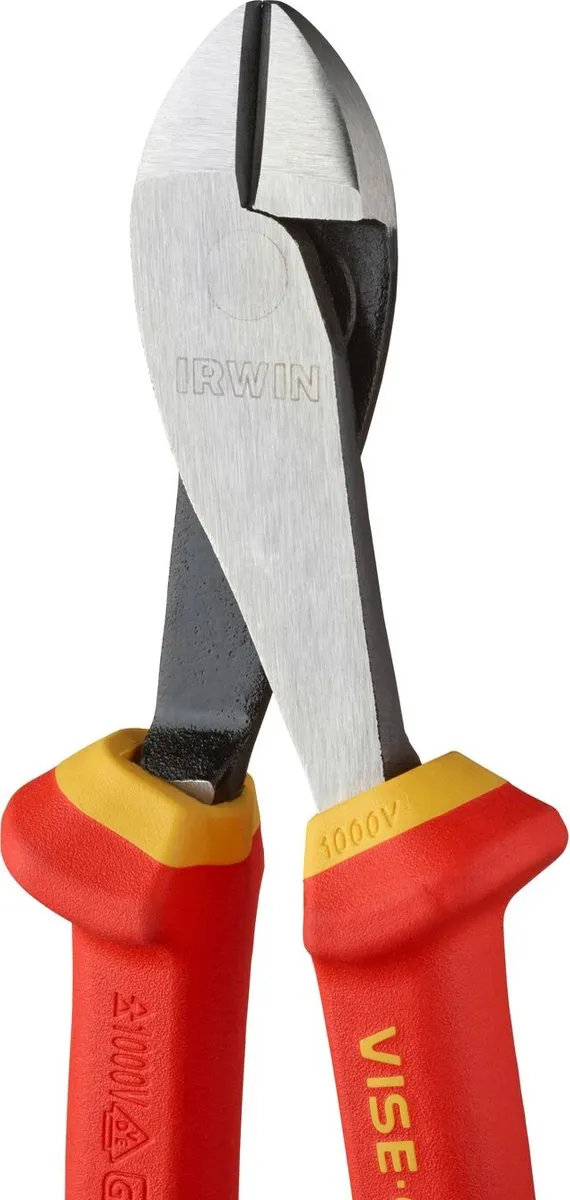 Irwin VDE-zijsnijtang 200mm - Geel/Rood - afbeelding 5 van 6