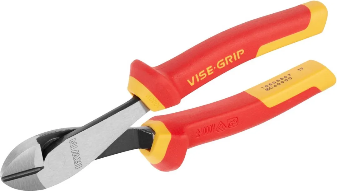 Irwin VDE-zijsnijtang 200mm - Geel/Rood - afbeelding 2 van 6