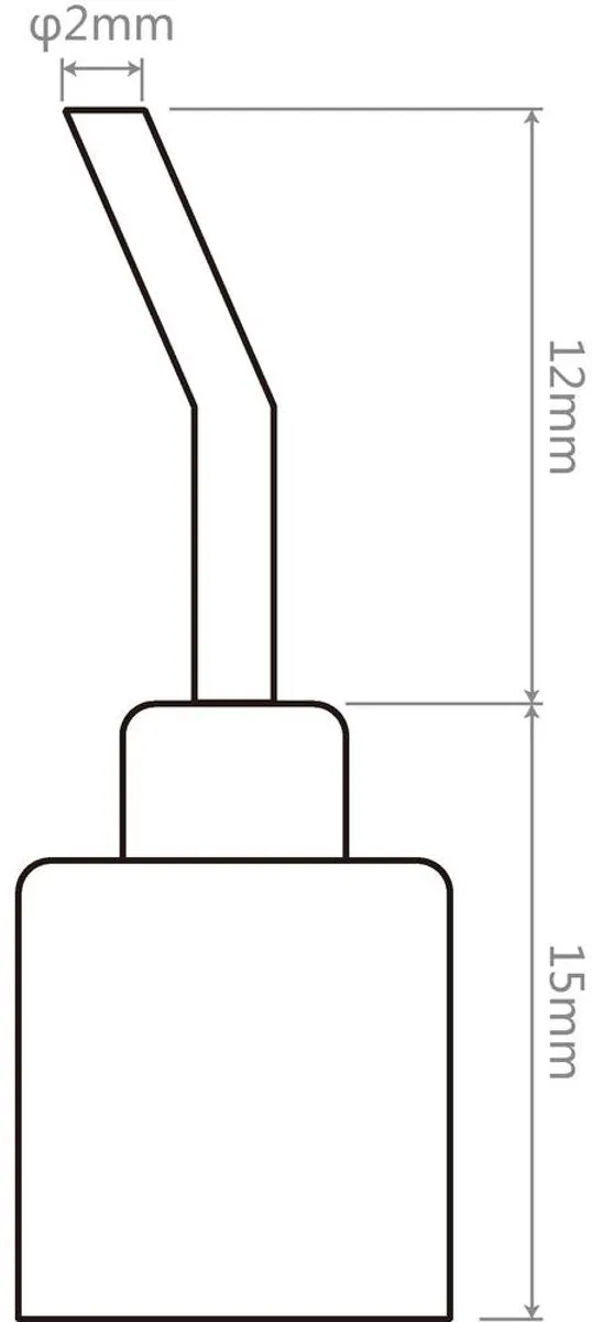 TOOLCRAFT TPS-800SN1 Soldeerzuigmond - 2mm - 27mm