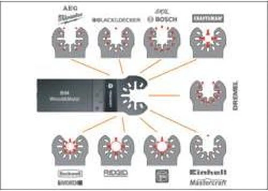 TOOLCRAFT 1574786 Multitool Accessoireset - 21-delig - Hout/Metalen
