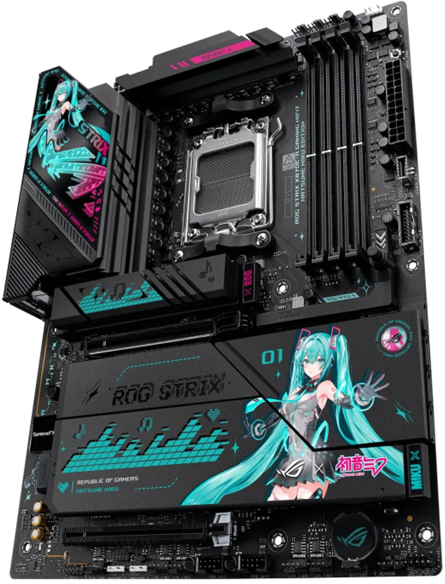 ASUS ROG Strix X870E-H Hatsune Miku Edition - AM5 Wi-Fi 7