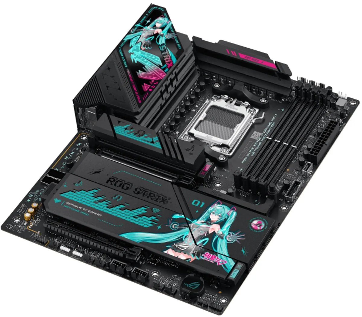 ASUS ROG Strix X870E-H Hatsune Miku Edition - AM5 Wi-Fi 7