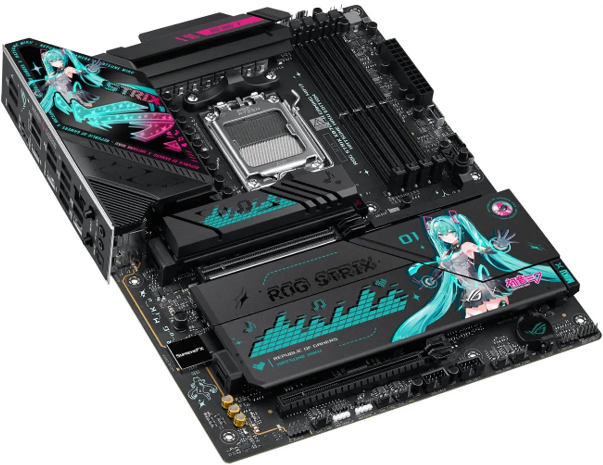 ASUS ROG Strix X870E-H Hatsune Miku Edition - AM5 Wi-Fi 7 - afbeelding 6 van 6