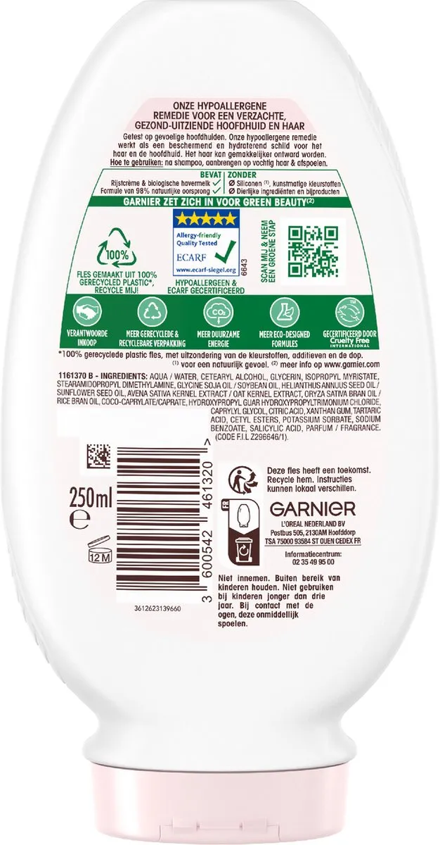 Garnier Loving Blends Conditioner Milde Haver 250ml