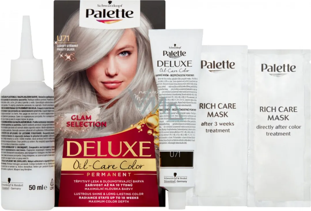 Schwarzkopf Poly Palette U71 Haarverf 115ml - Puur Zilvergrijs
