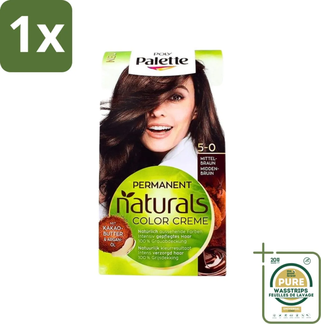 Schwarzkopf Poly Palette Haarverf Middenbruin 5-0 115ml