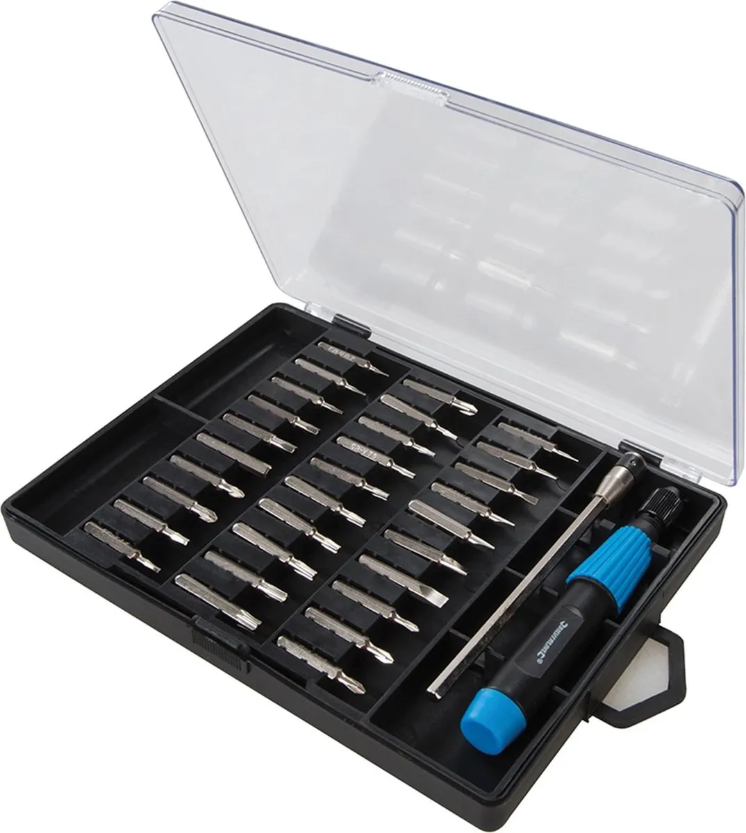 Silverline 32-delige Precisie Schroevendraaier Bit Set 810852