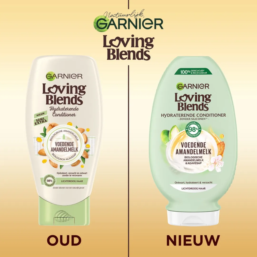 Garnier Loving Blends Amandelmelk Conditioner - 6x250ml - afbeelding 6 van 6
