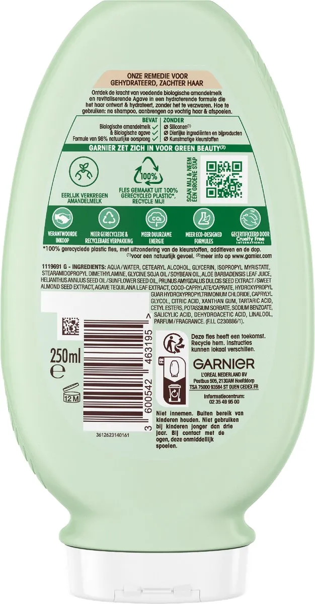 Garnier Loving Blends Amandelmelk Conditioner - 6x250ml