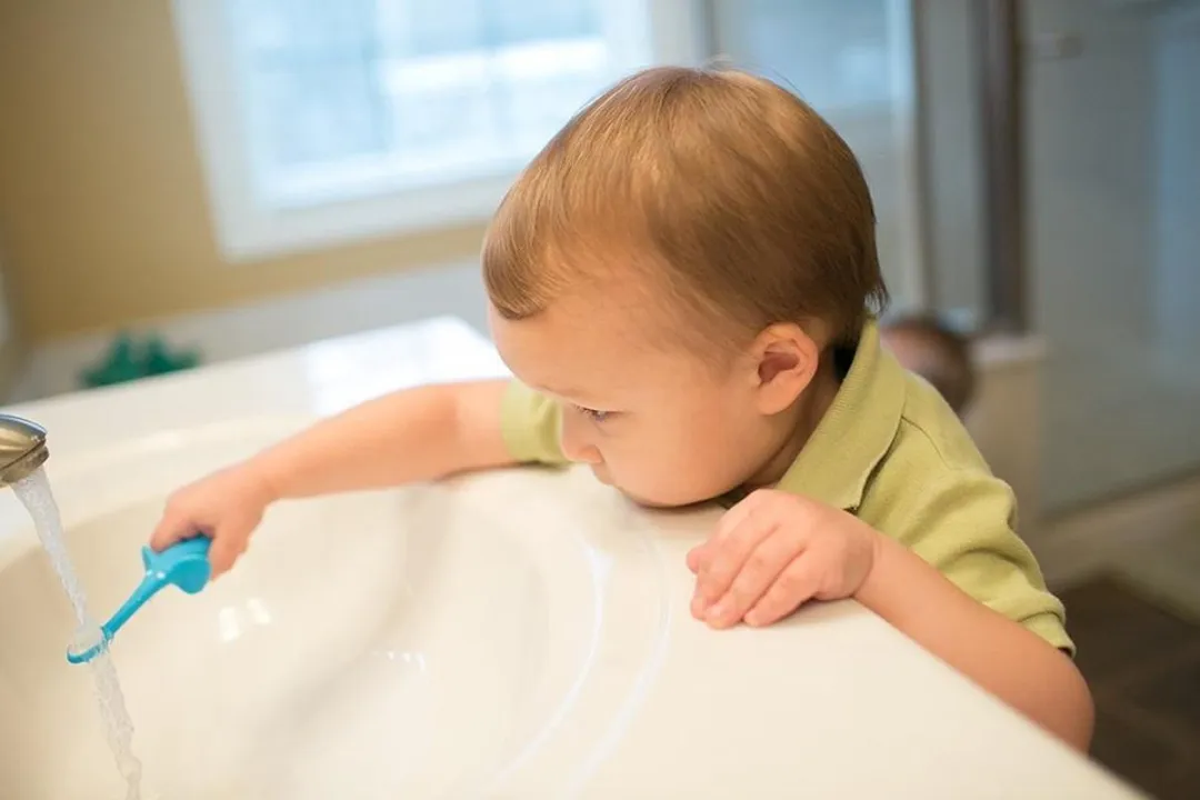 Dr. Brown's Baby's Tandenborstel - Olifant - Blauw