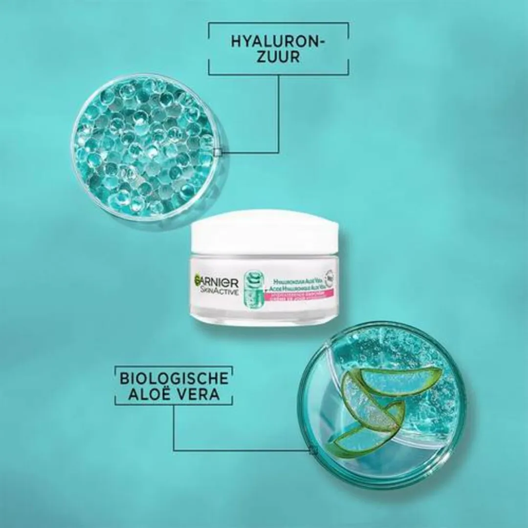 Garnier SkinActive Hyaluronzuur Aloë Vera Dagcrème - 6x50ml