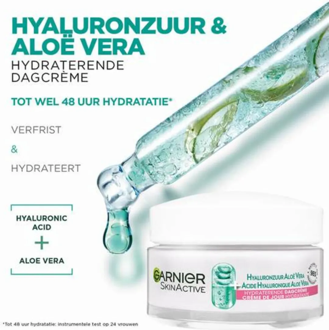 Garnier SkinActive Hyaluronzuur Aloë Vera Dagcrème - 6x50ml - afbeelding 6 van 6