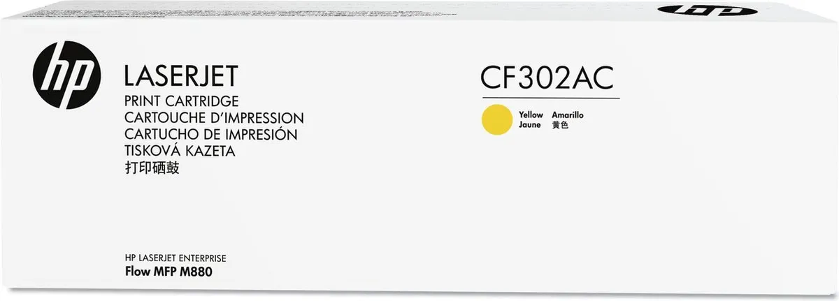 HP CF302AC Laser Toner Geel