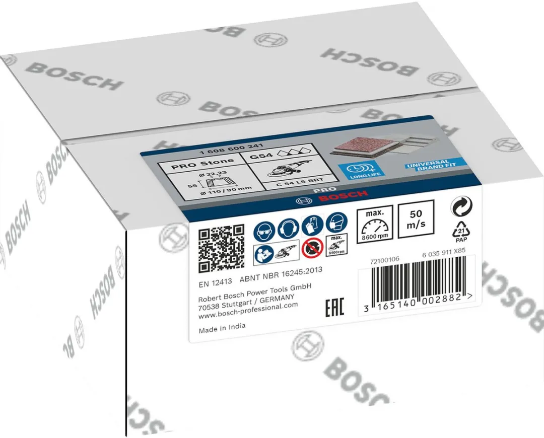 Bosch Professional KOMSTEEN 110 K60 Schuurkom