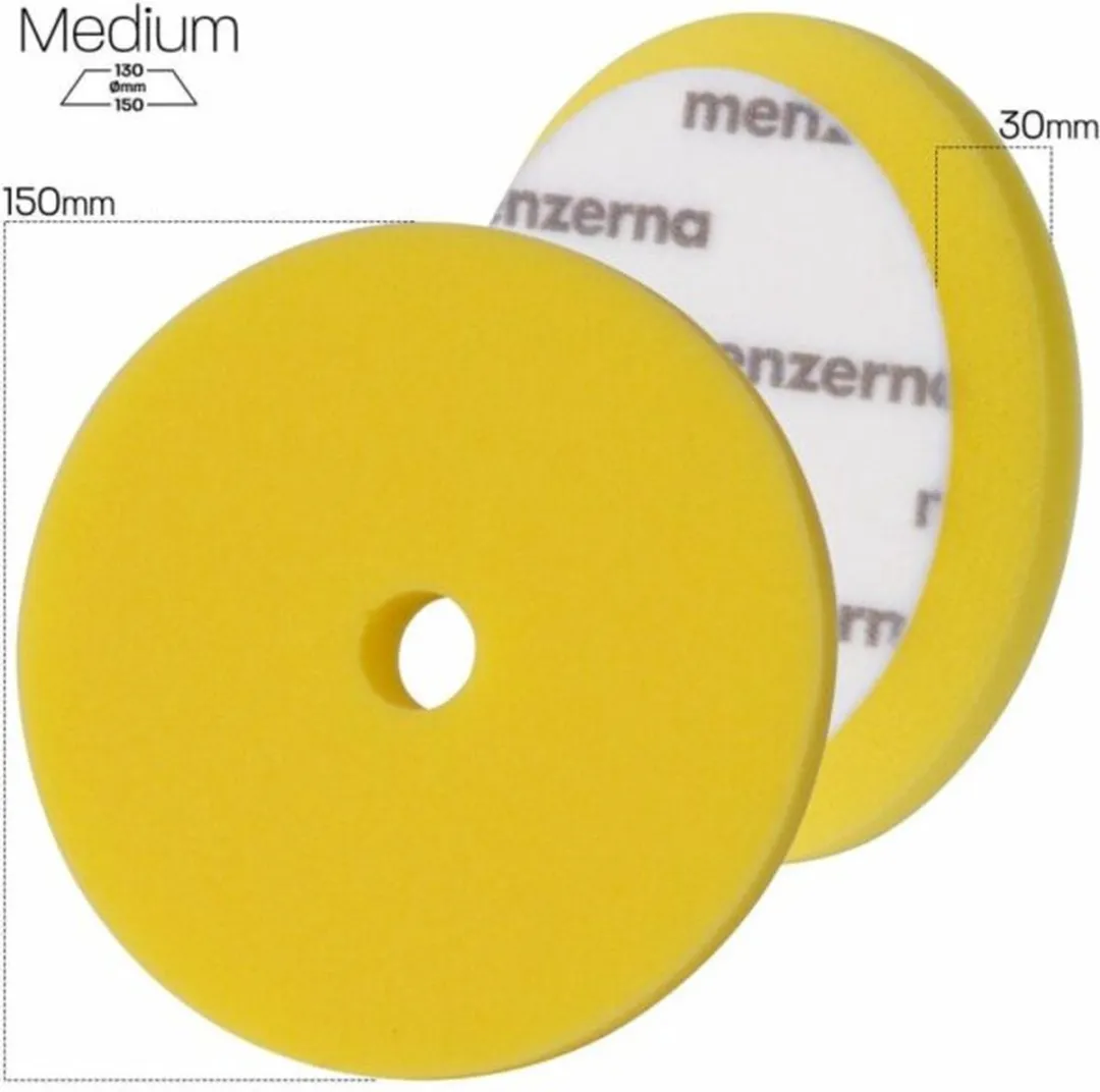 Menzerna Premium Pad 150mm Geel