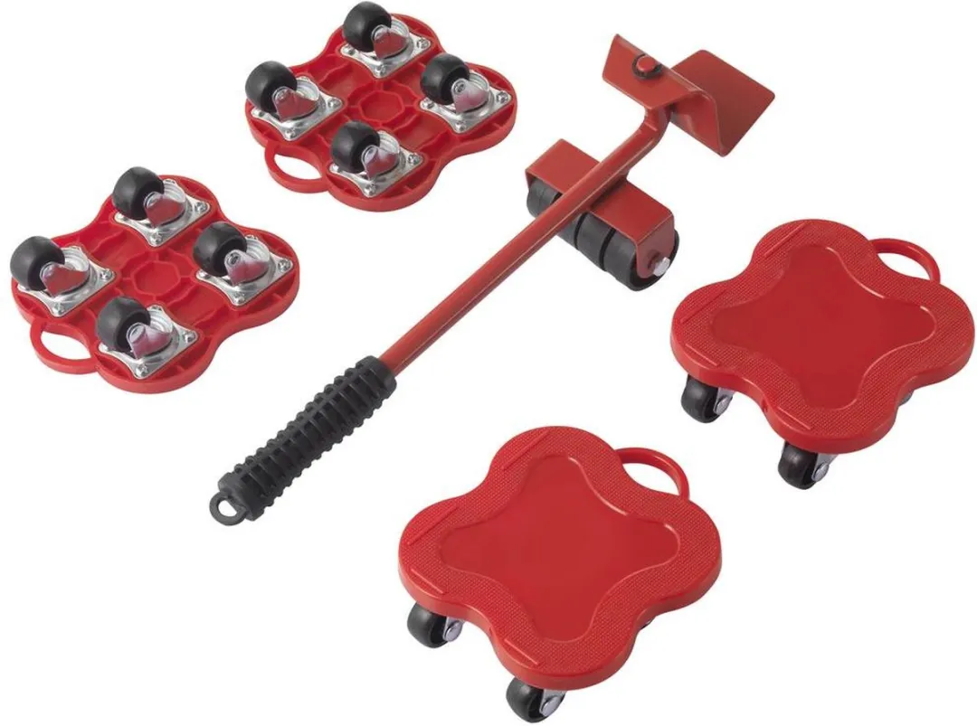 TOOLCRAFT TO-7753734 Meubellift- en Transportrollerset