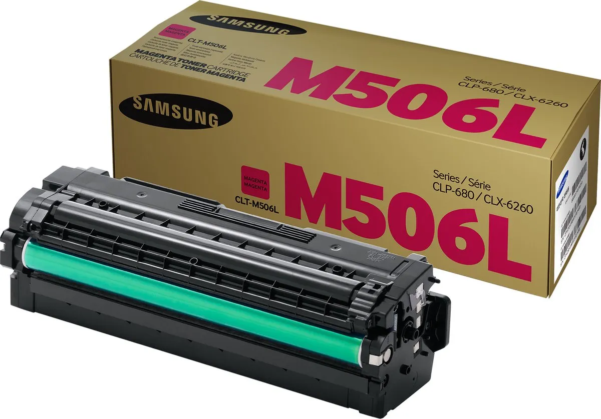 Samsung CLT-M506L Tonercartridge Magenta - 3500 pagina's
