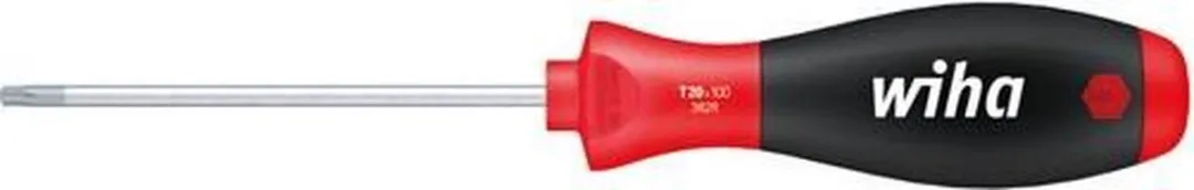 Wiha SoftFinish TORX MagicSpring T15 Schroevendraaier 80mm - Zwart/Rood
