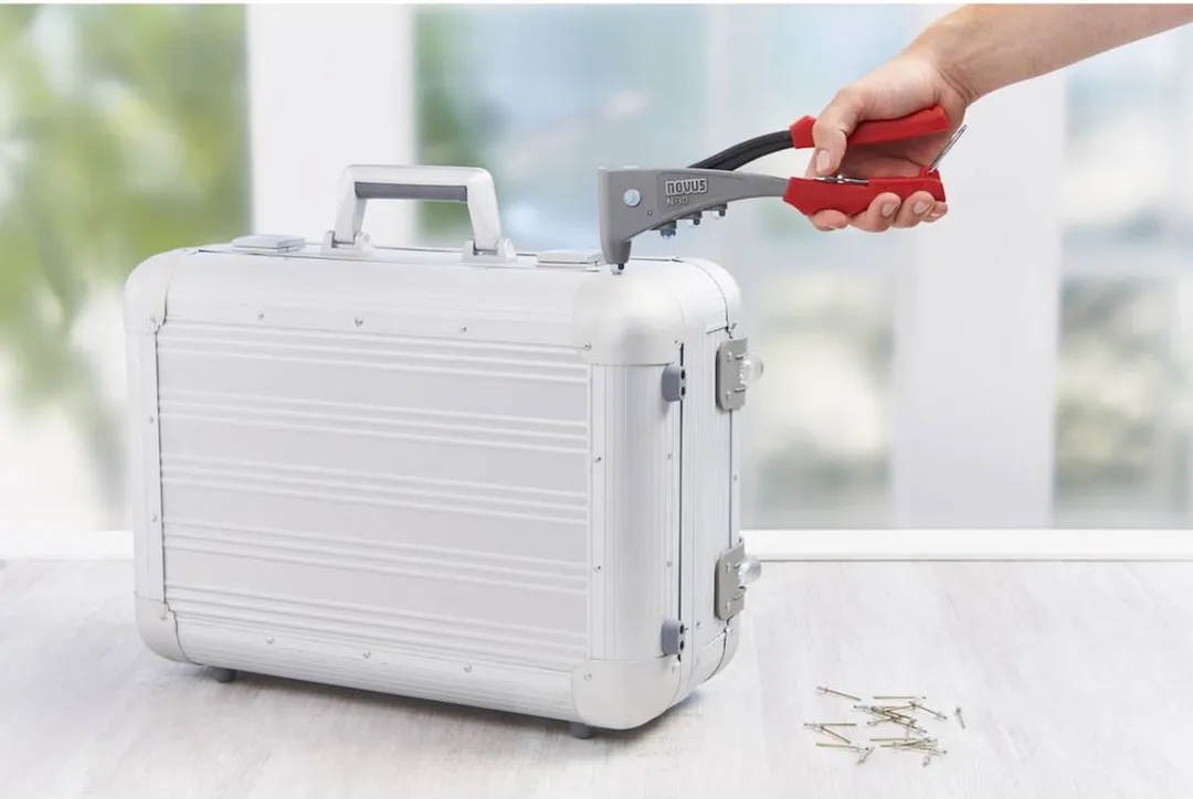 Novus Popnagel pistool N-30 grijs en rood