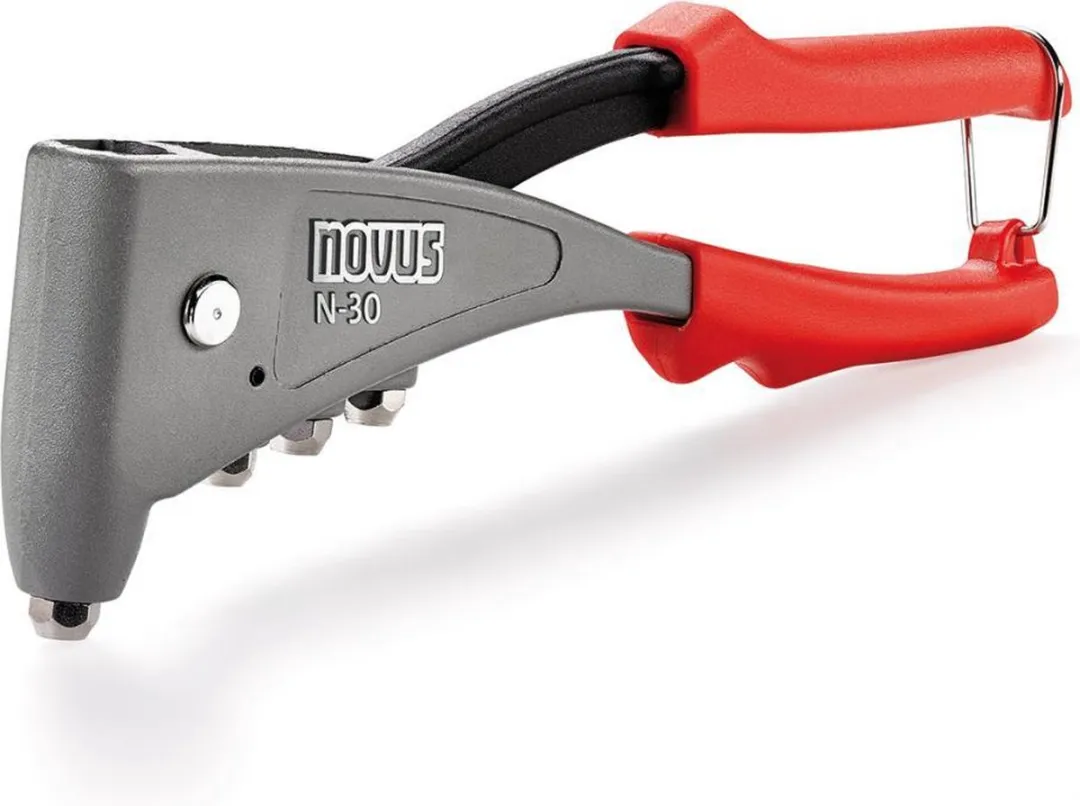 Novus Popnagel pistool N-30 grijs en rood