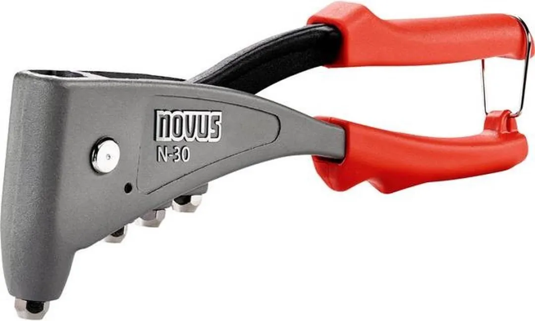 Novus Popnagel pistool N-30 grijs en rood