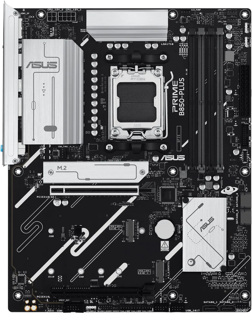 ASUS PRIME B850-PLUS-CSM AM5 ATX Moederbord - afbeelding 6 van 6