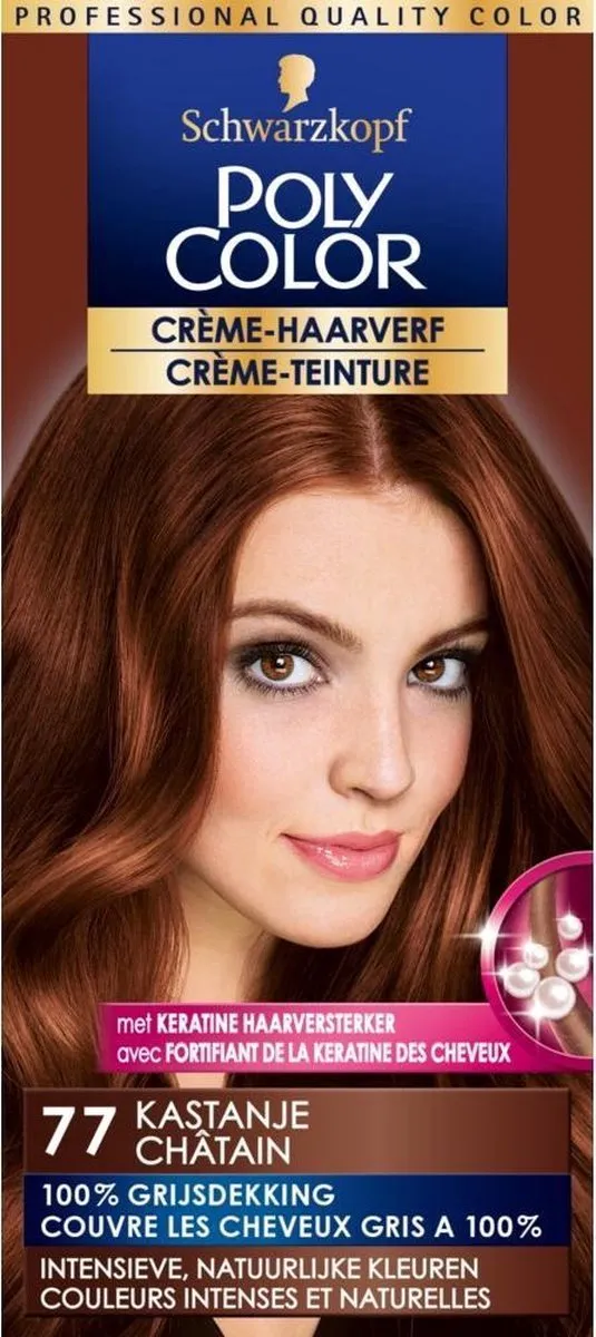 Schwarzkopf Poly Color Haarverf 77 Kastanje