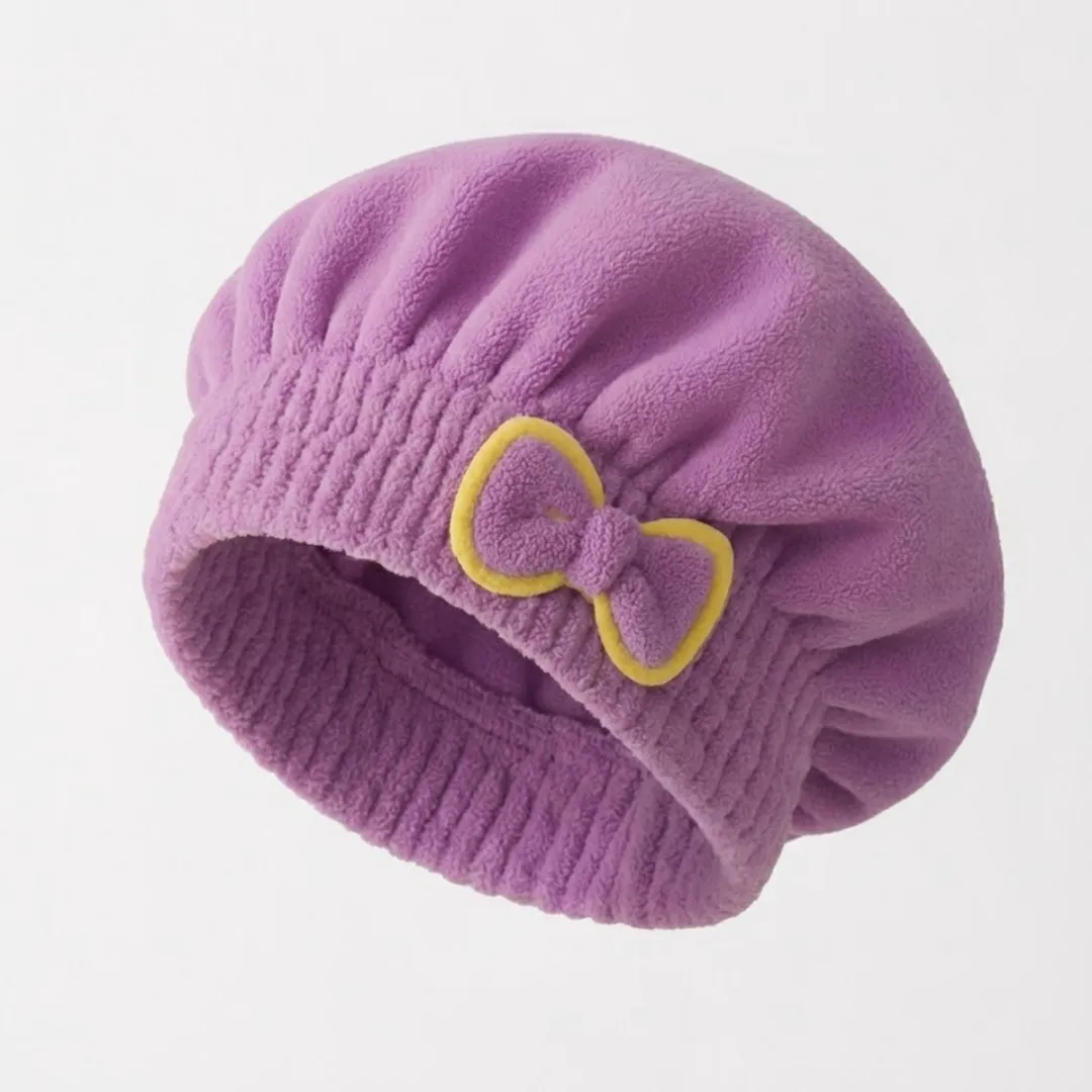 NuveX Microvezel Haarhanddoek Paars
