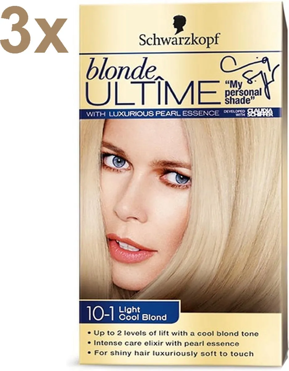 Schwarzkopf Ultiem Blond Haarverf 10-1 Licht Blond