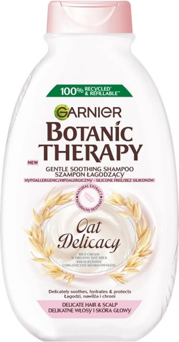 Garnier Botanic Therapy Oat Delicacy Verzachtende Shampoo 400ml