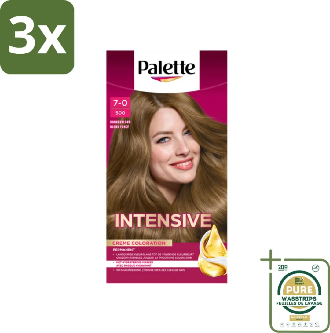 Schwarzkopf Palette Intensive Oil-Care 500 Donkerblond Haarverf