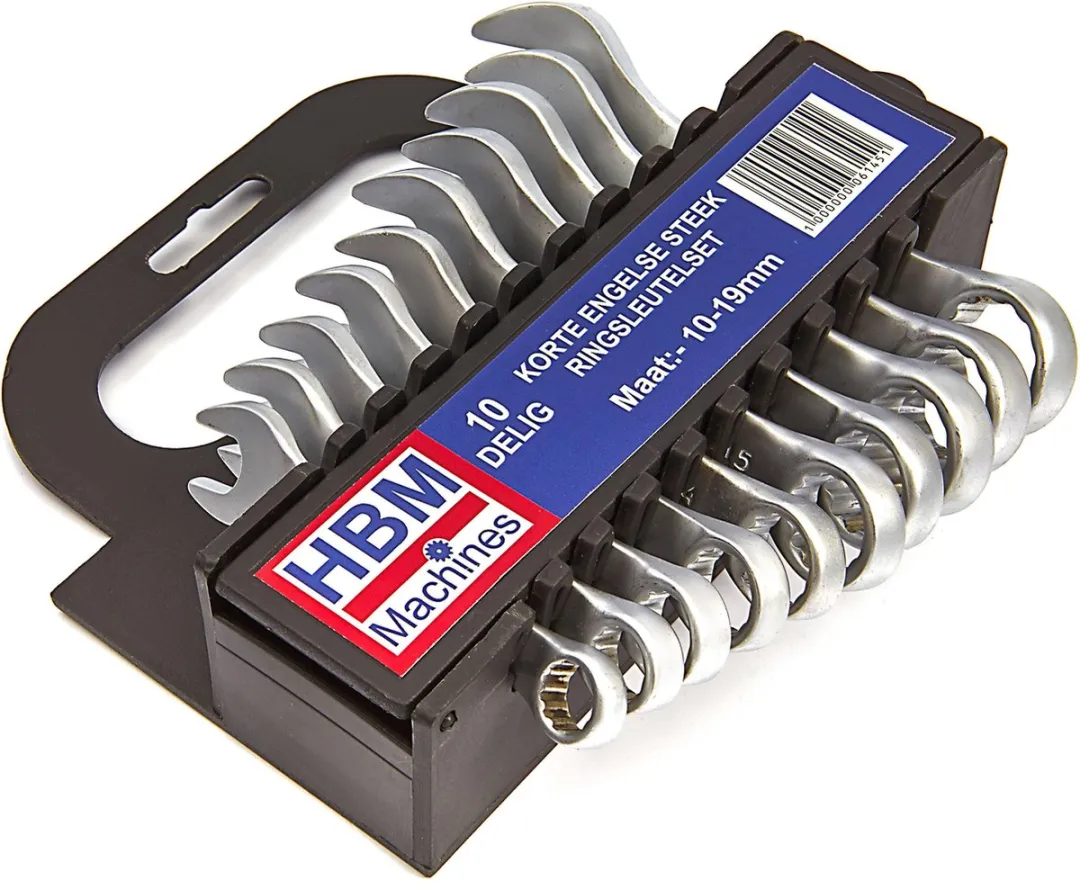 HBM 10-delige Metrische Steek & Ringsleutelset 27mm