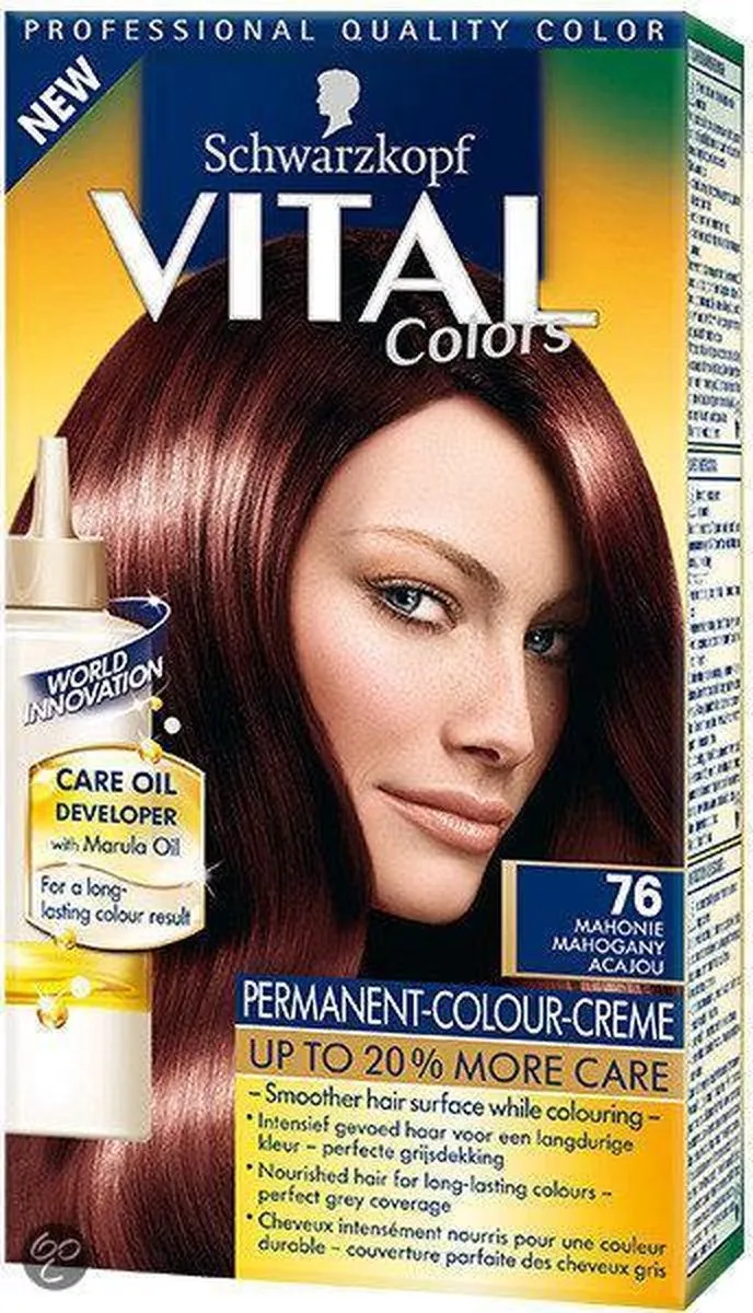 Schwarzkopf Vital Colors 76 Mahonie Haarverf 145ml