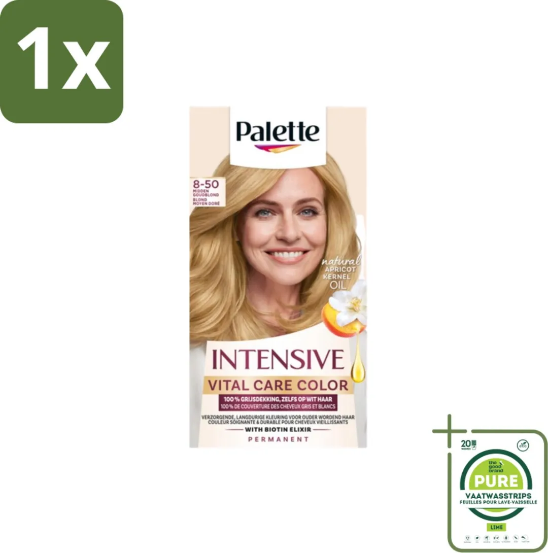 Schwarzkopf Poly Palette 8-50 Midden Goudblond Haarverf 115ml
