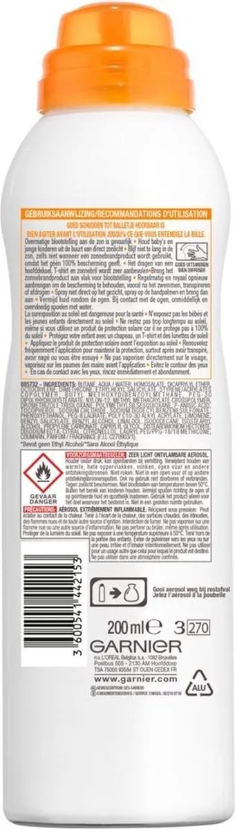 Garnier AS Dry Mist AE200 Toner - 200ml - Transparant