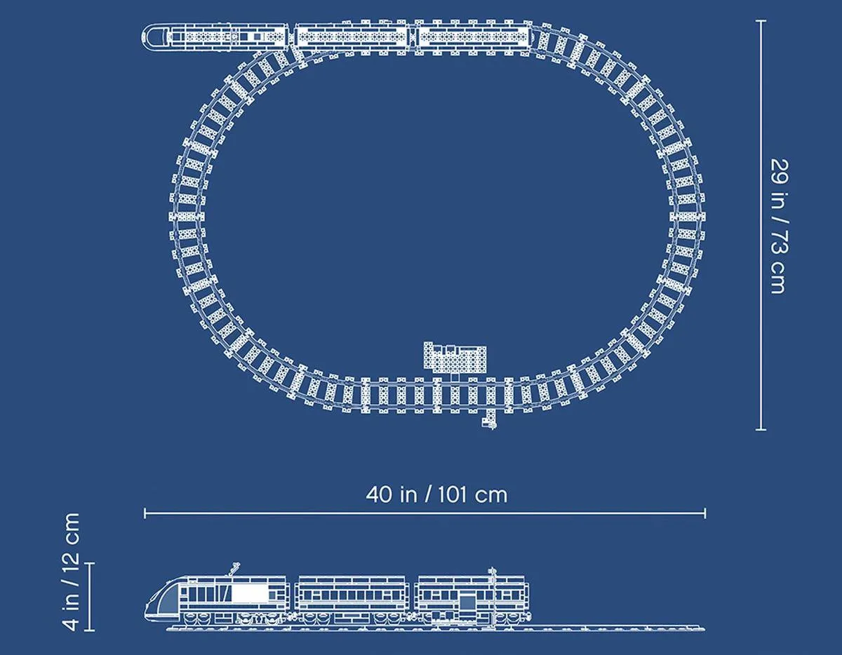 LEGO City Passagierstrein 60197 - 677 Stukken - 4 Minifiguren - afbeelding 6 van 6