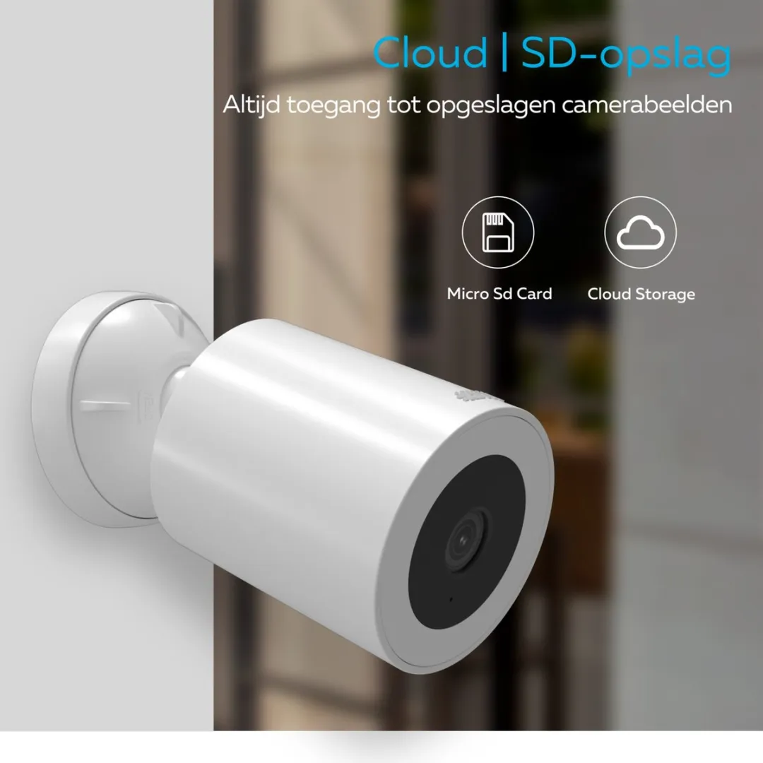 Calex Smart Security 5501000680 WiFi Spotlightcamera - 2K - 2 Stuks
