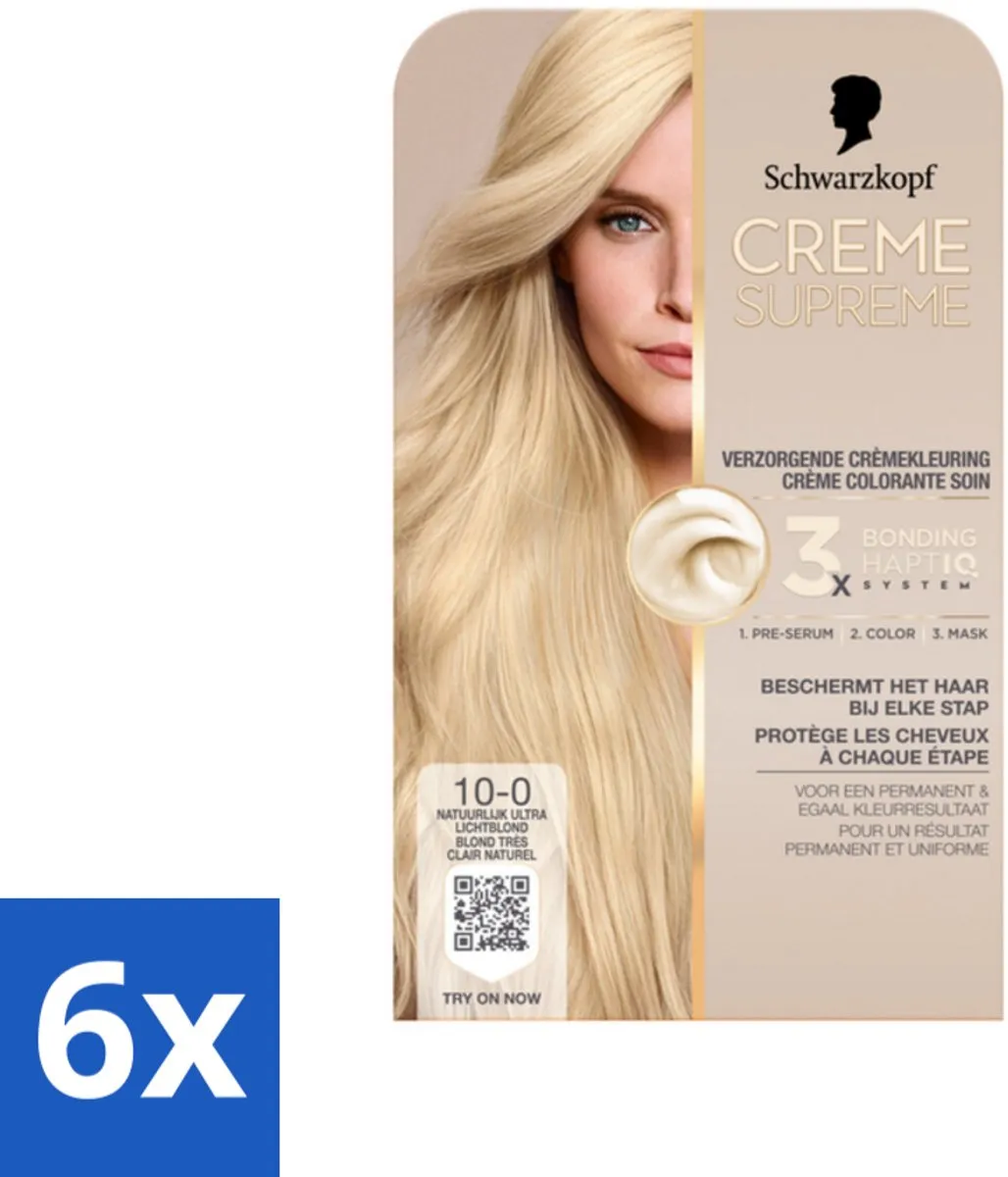 Schwarzkopf Creme Supreme 10-0 Haarkleuring 1470g