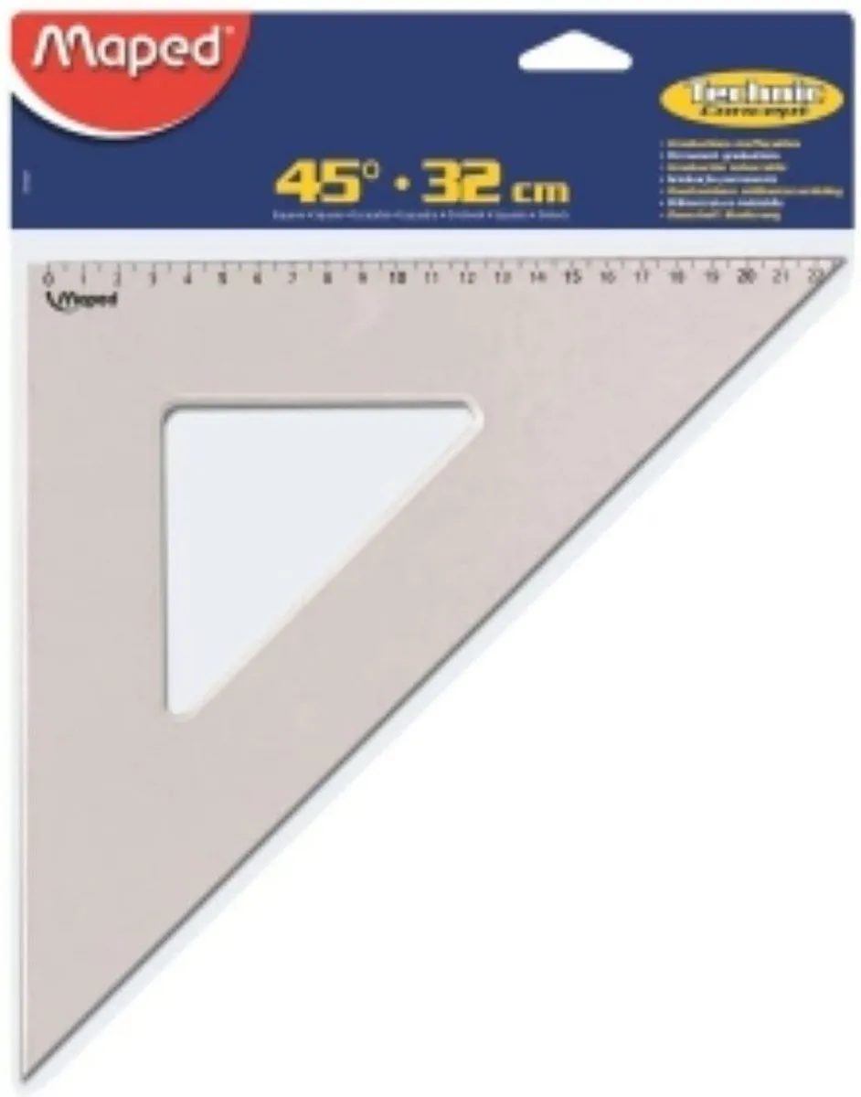 Maped Graphic Driehoek 45° 32cm