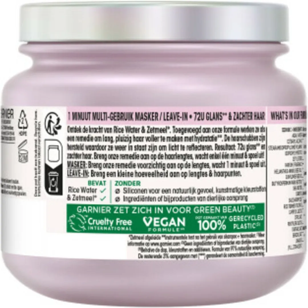 Garnier Loving Blends Rice Water Haarmasker 2040ml - 6x340ml