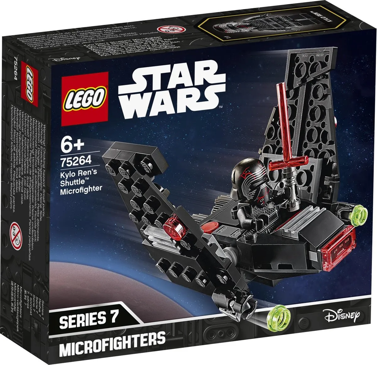 LEGO Star Wars Kylo Ren's Shuttle Microfighter 75264