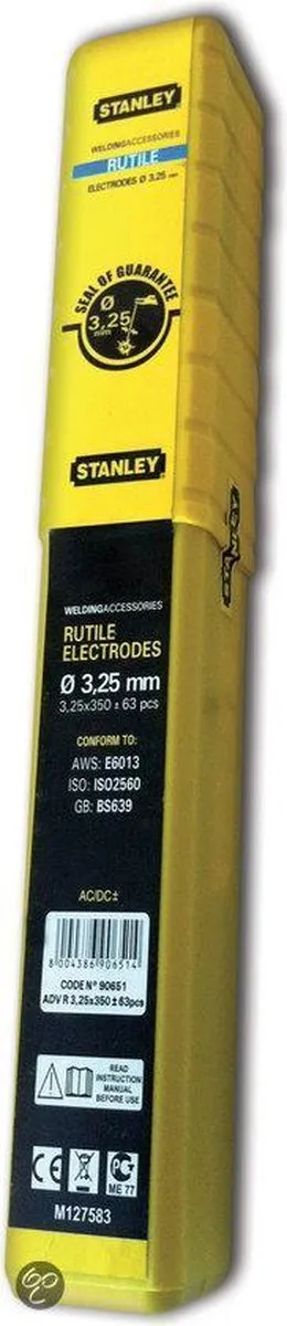 Stanley Rutiel Laselektroden 2,5x300mm 121 Stuks