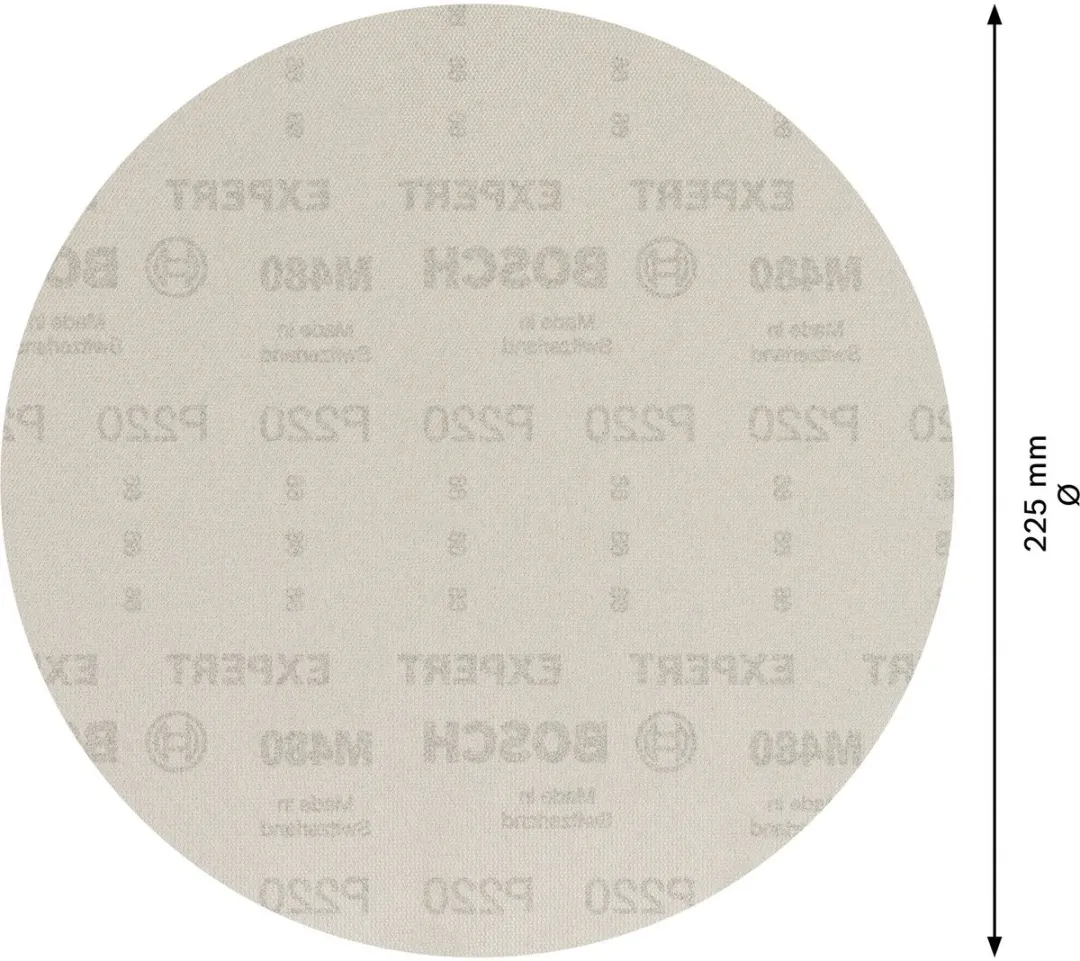 Bosch Professional M480 Schuurnet 225mm - 25 Stuks