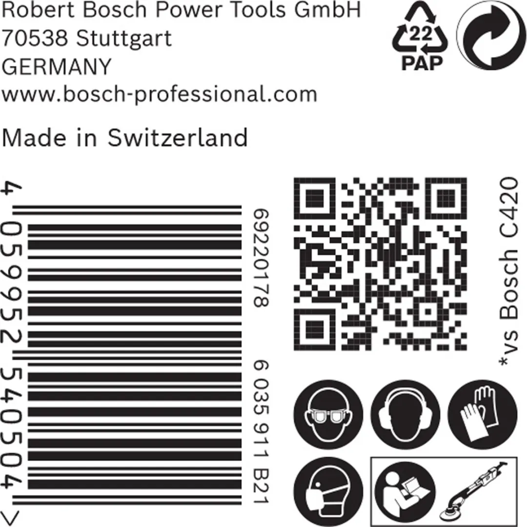 Bosch Professional M480 Schuurnet 225mm - 25 Stuks